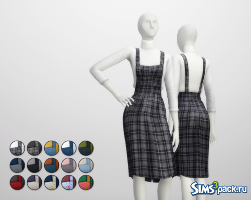 Комплект Overall Skirts / Turtleneck от RUSTY