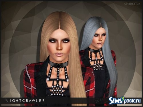 Прическа Kimberly от Nightcrawler Sims