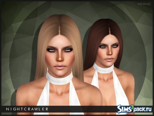 Прическа Kimmie от Nightcrawler Sims