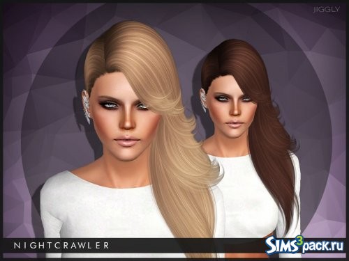 Прическа Jiggly от Nightcrawler Sims