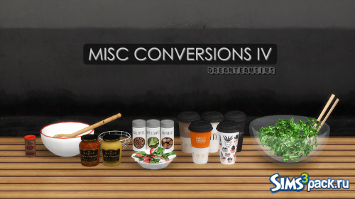 Декор для кухни Misc Conversions IV от dreamteamsims