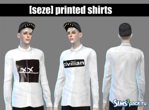Рубашка Printed