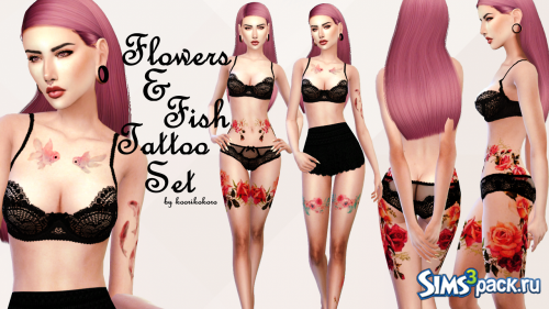 Татуировки Flowers & Fish