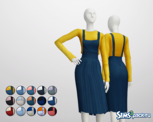 Комплект Overall Skirts / T-Shirt от RUSTY