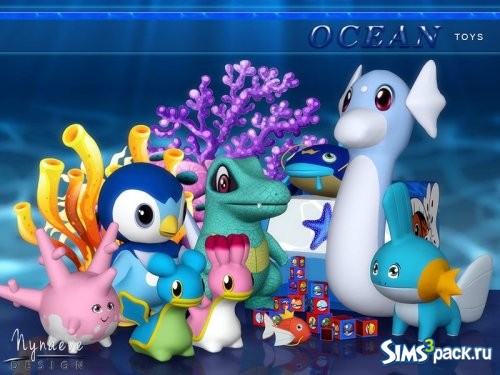 Игрушки Ocean от NynaeveDesign