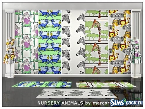 Текстуры Nursery Animals от marcorse