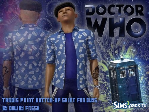 Рубашка Doctor Who от Downy Fresh