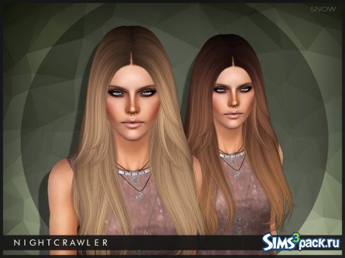 Прическа Snow от Nightcrawler Sims