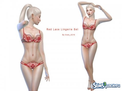 Нижнее белье Red Lace от Eves_4216