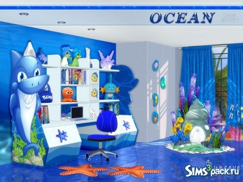 Детский кабинет Ocean от NynaeveDesign