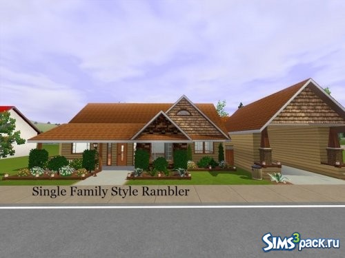 Дом Single Family Style Rambler от Jujubee77
