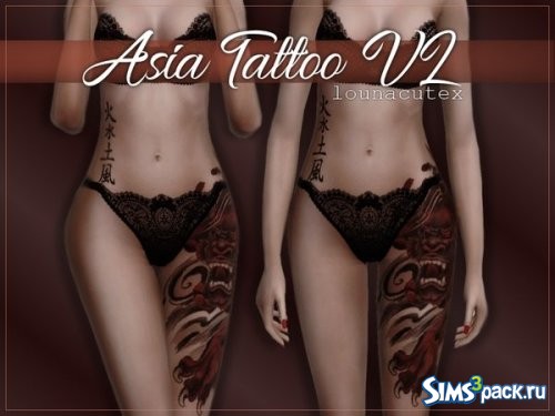 Татуировка Asia V2 от L0UNA