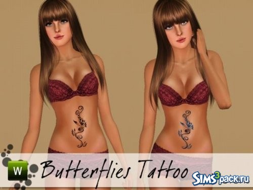 Татуировка Butterflies от Metens