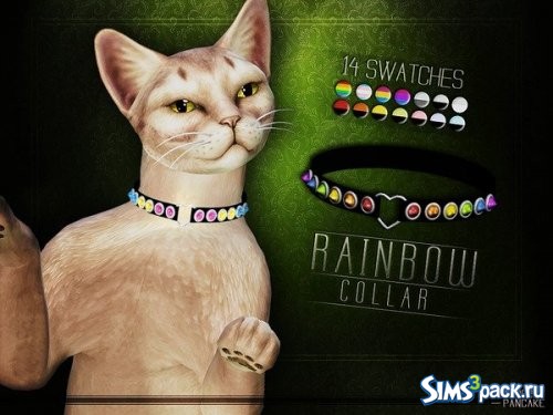 Ошейник для кошек Rainbow от Blahberry Pancake