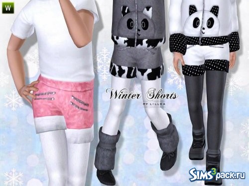 Куртка и зимние шорты Cute Panda 