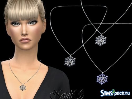 Кулон Sparkling snowflake от NataliS