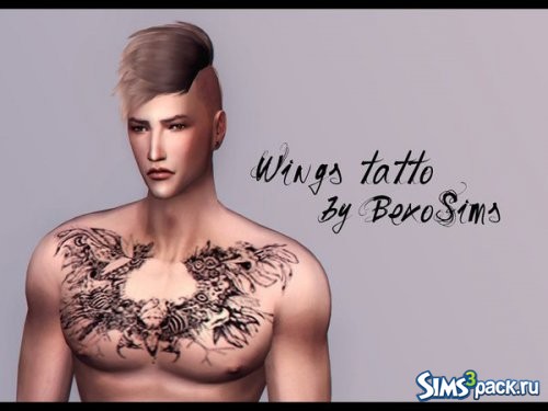 Татуировка Wings от BexoSims