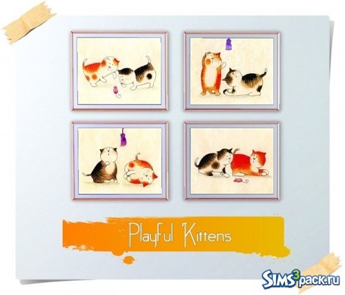 Картины ~ Playful Kittens ~ от lillka