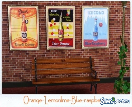 Картины Orange Lemonlime Blue-raspberry от lillka