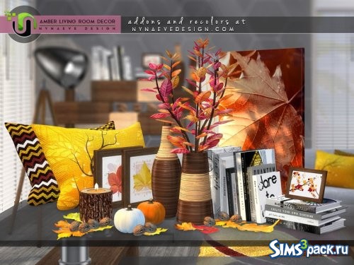 Декор Amber Living Room от NynaeveDesign