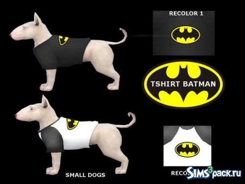 Футболка Batman для маленьких собак от maridesims4