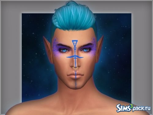 Татуировки на лицо Andromeda