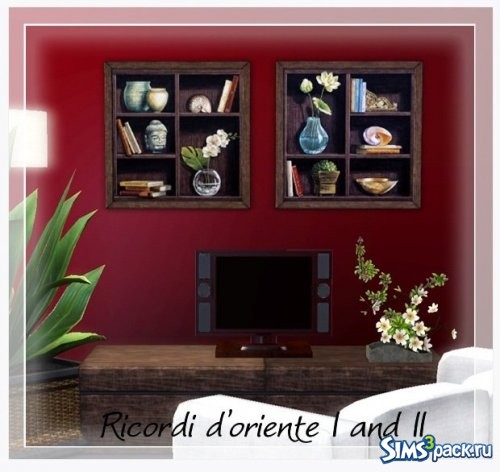 Картины Ricordi d oriente I and II от lillka