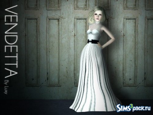 Вечернее платье Vendetta от LuxySims3