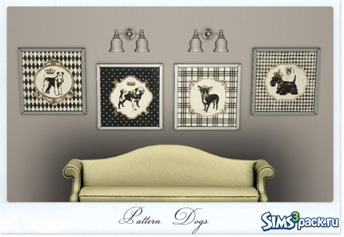 Картины Pattern Dogs от lillka