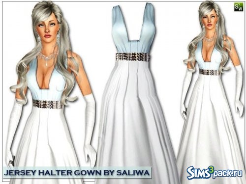 Вечернее платье Jersey Halter от Saliwa