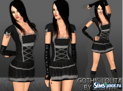 Платье Gothic Lolita от Saliwa