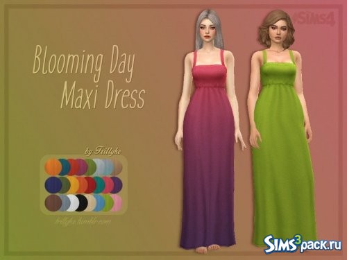 Макси - платье Blooming Day от Trillyke