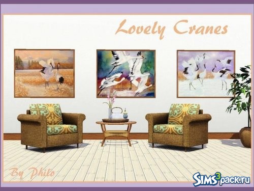 Картины Lovely Cranes