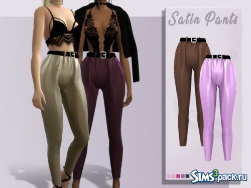 Сатиновые брюки от BlueRose-sims