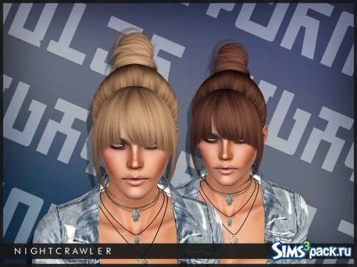 Прическа SHIMMER от Nightcrawler Sims