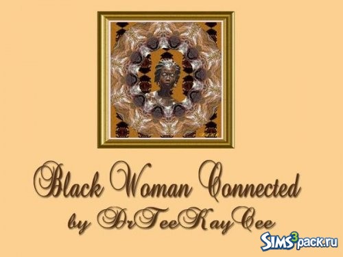 Картина Black Woman Connected от drteekaycee