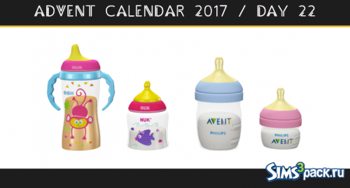 Декор Toddler Sippy Cup and Bottles от dreamteamsims