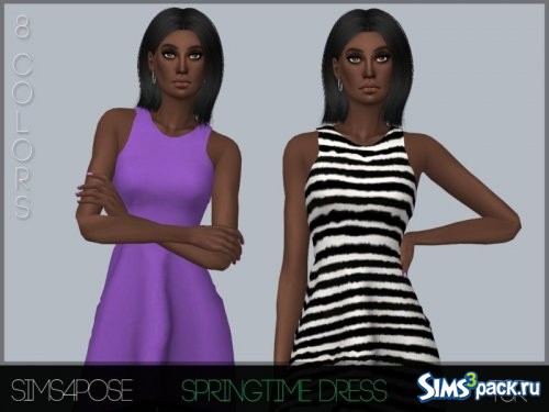 Платье Spring Time от Sims4Pose