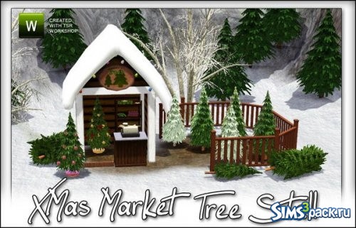 Сет XMas Market Tree Stall от sim_man123