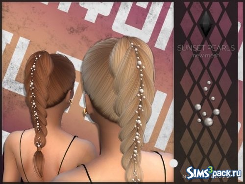 Украшение Sunset Pearls от Nightcrawler Sims