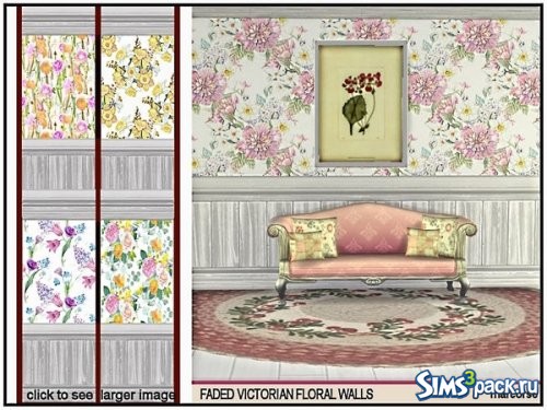 Обои Faded Victorian Floral от marcorse