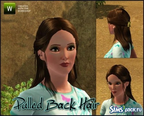 Прическа Pulled Back Ponytail от sim_man123