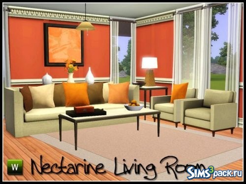 Гостиная Nectarine от sim_man123