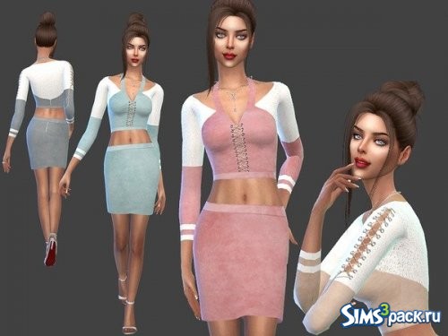 Платье Fine suede от Sims House