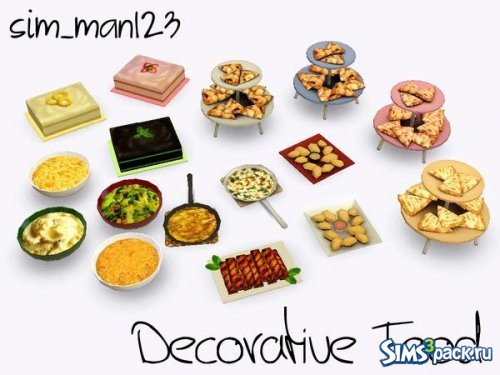 Сет Decorative Food от sim_man123