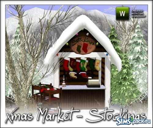 Сет XMas Market Stocking Stall от sim_man123