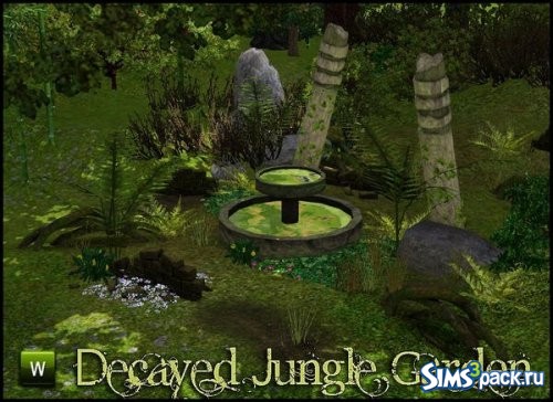 Сет Decayed Jungle Garden от sim_man123