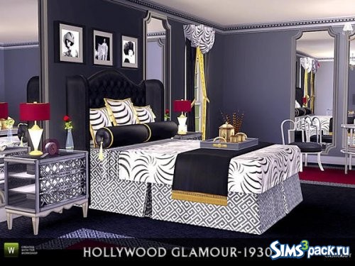 Спальня Hollywood Glamour 1930s от cashcraft
