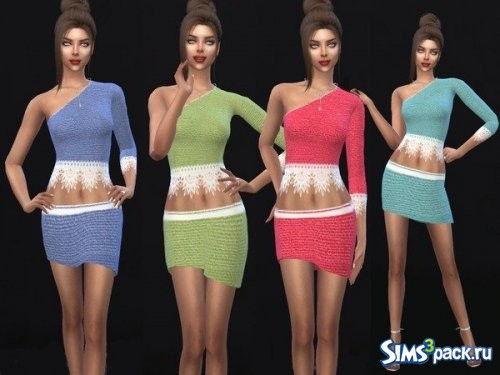 Платье Asymmetrical от Sims House