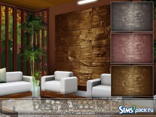 Сет Designer Wood Wall от Pralinesims